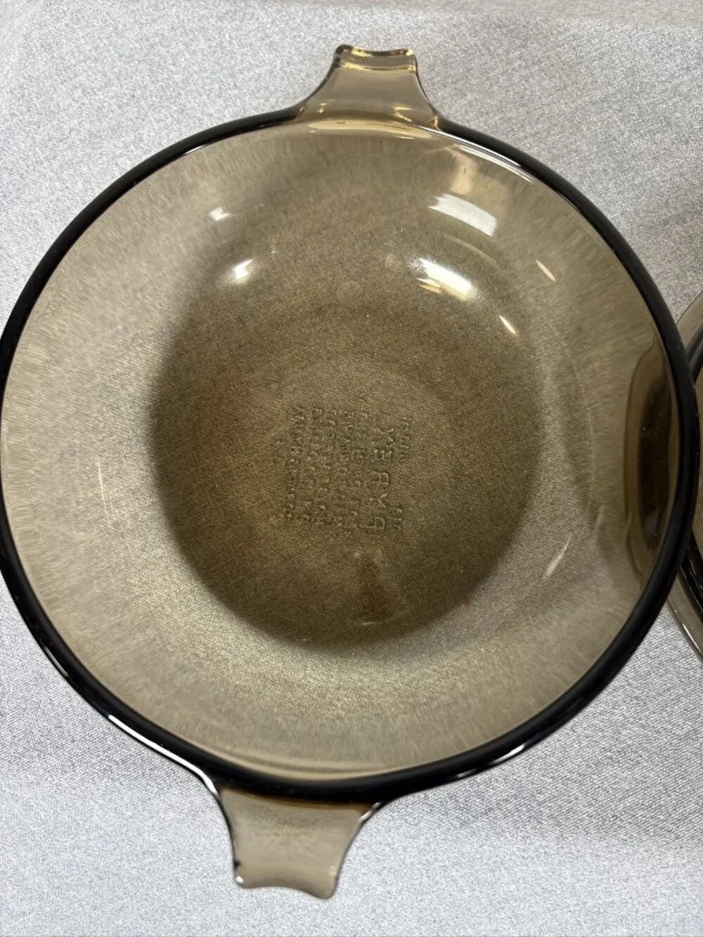Pyrex Amber Glass Round Casserole Baking Dish with Lid #023 1.5L